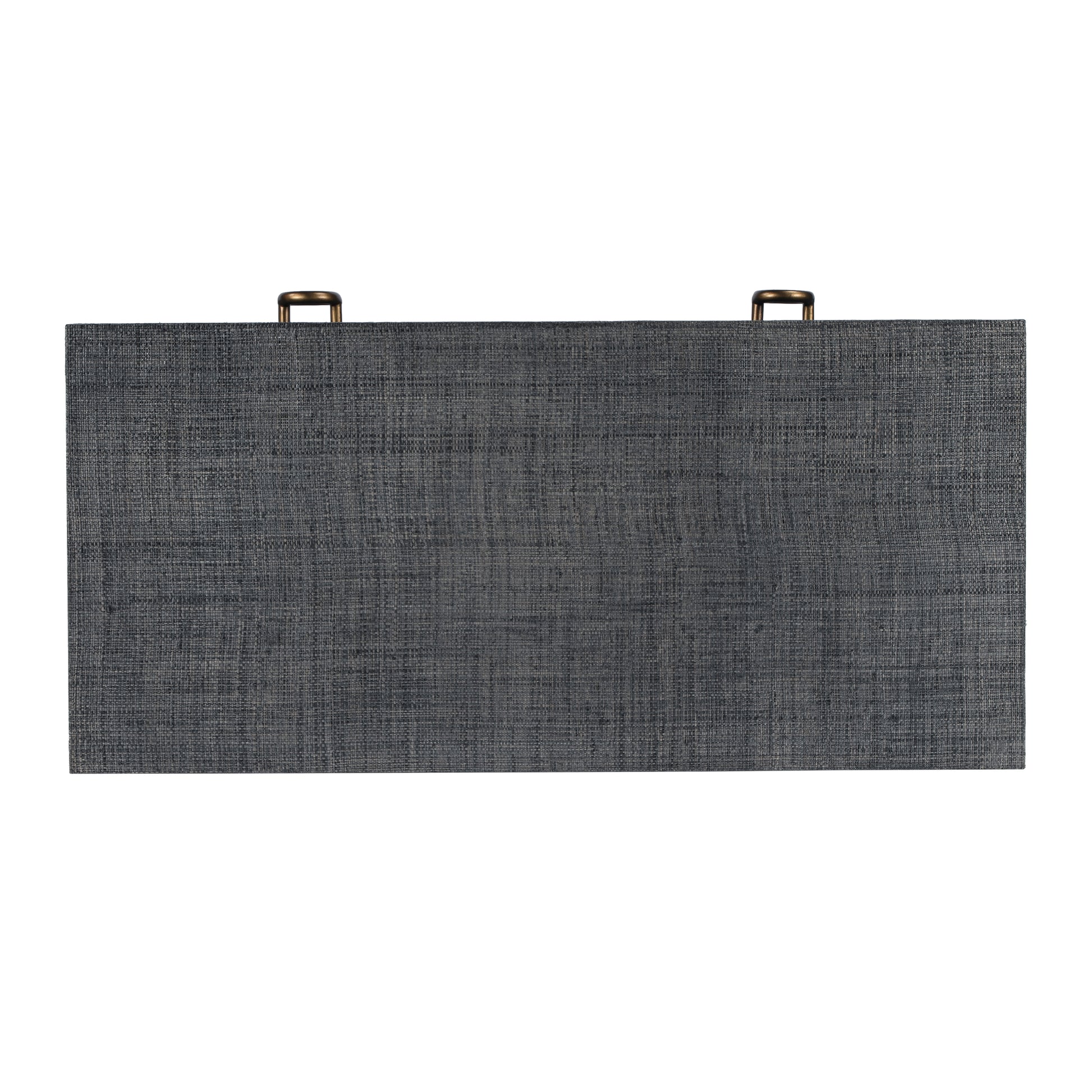 Butler Specialty Company Chatham 34 in. W Rectangular Raffia 1 Drawer Console Table, Charcoal