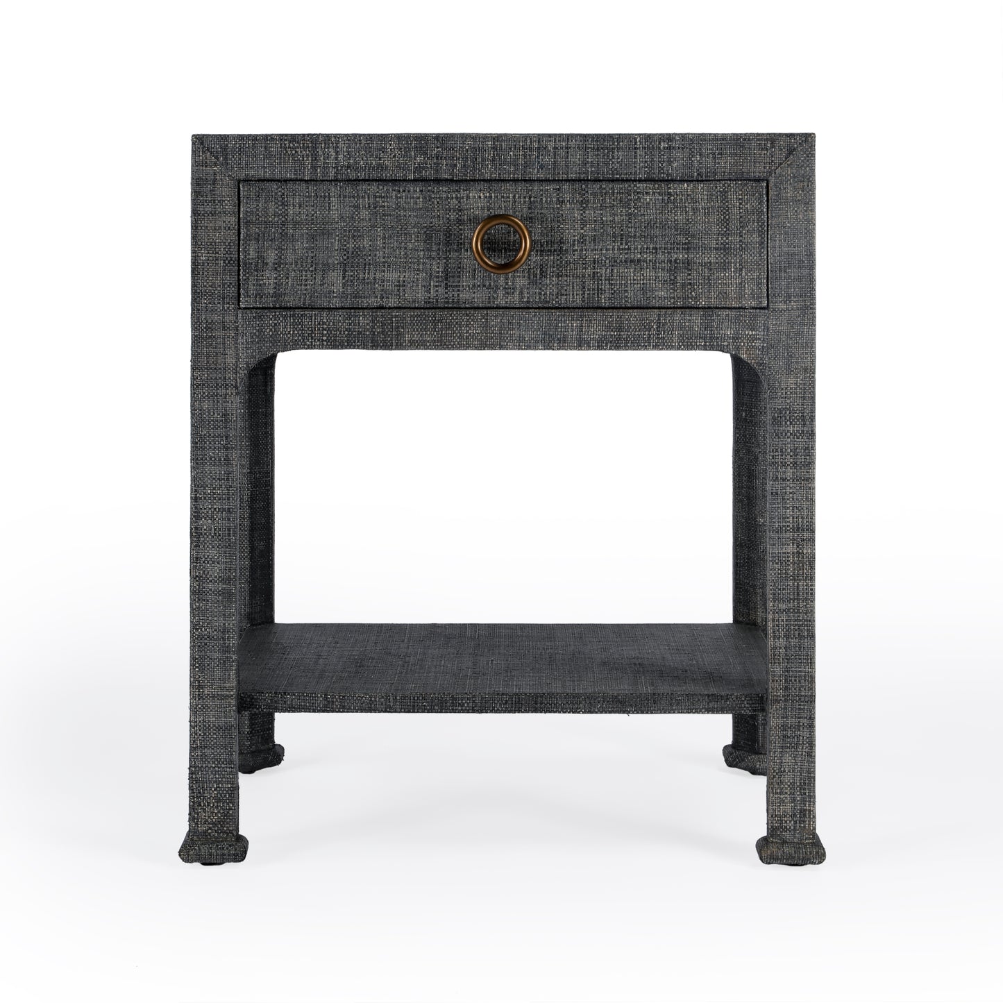 Chatham Raffia Nightstand in Charcoal  9147420