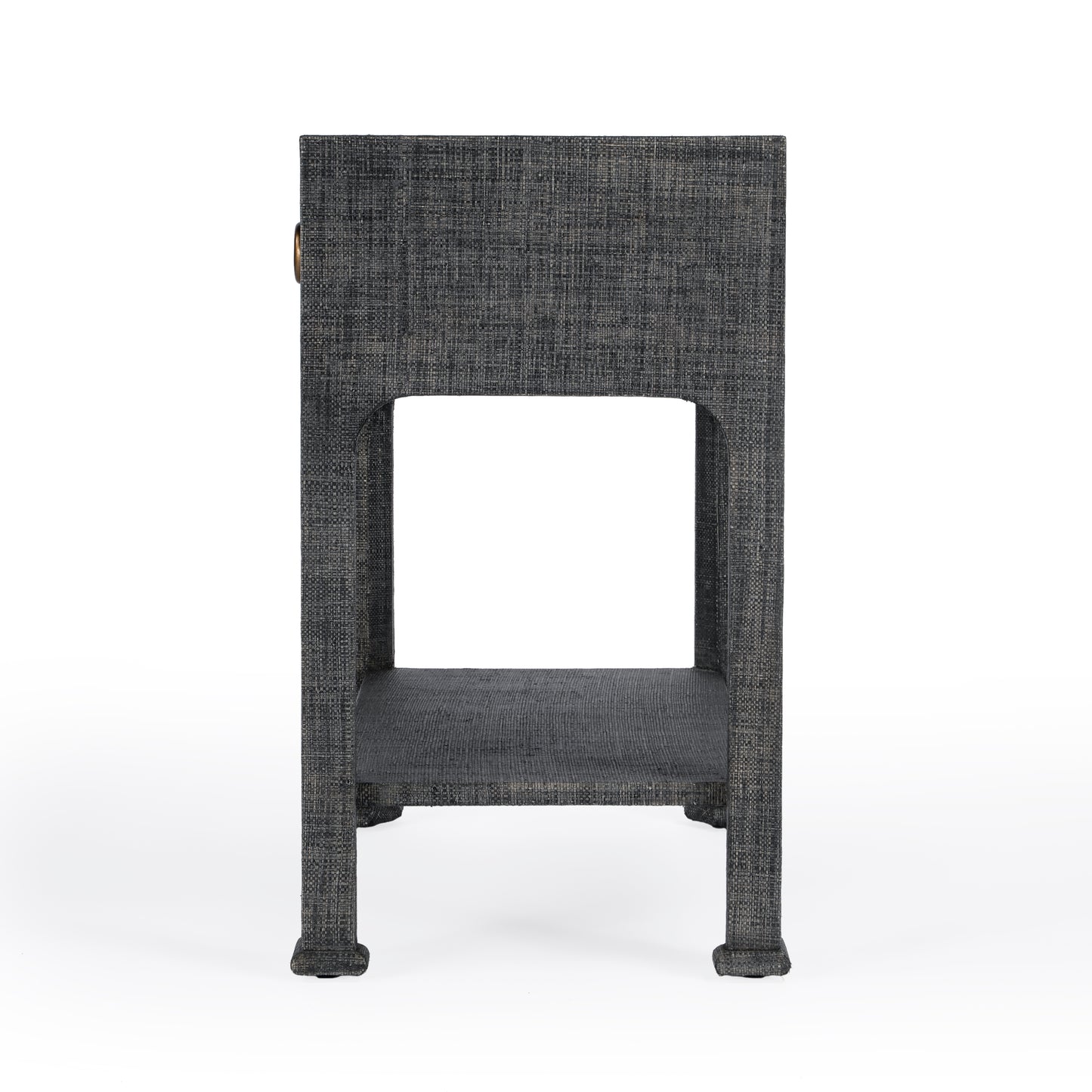 Chatham Raffia Nightstand in Charcoal  9147420