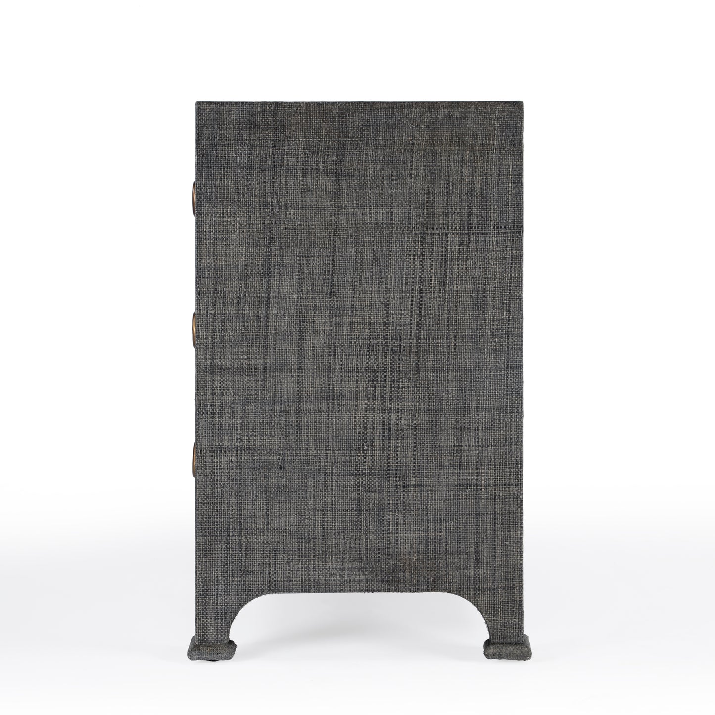 Butler Specialty Company Chatham 44 in. W Rectangular Raffia 6 Drawer Dresser, Charcoal