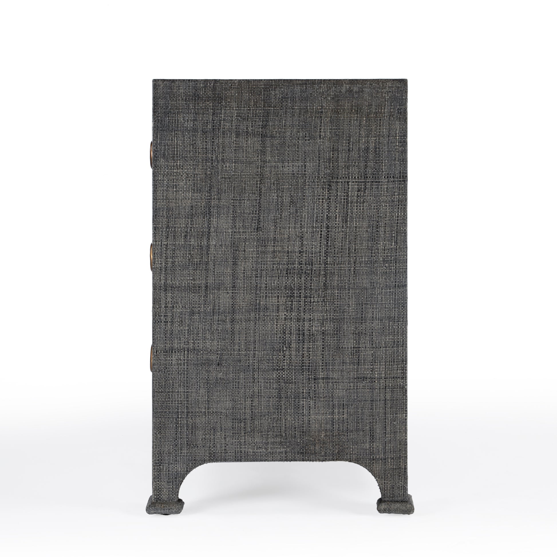 Butler Specialty Company Chatham 44 in. W Rectangular Raffia 6 Drawer Dresser, Charcoal