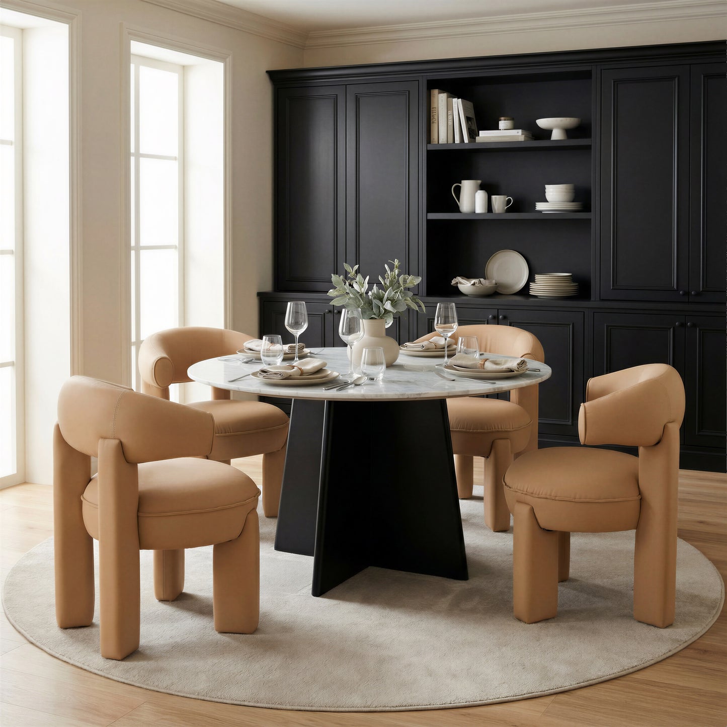 Cotsen Accent Chair Tan - 8