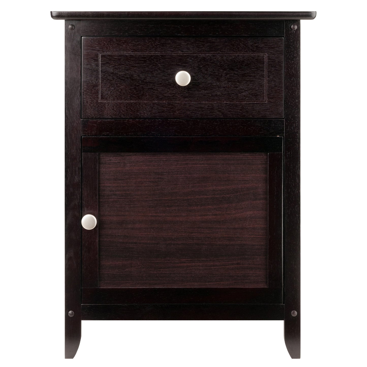 Eugene Accent Table, Nightstand, Espresso