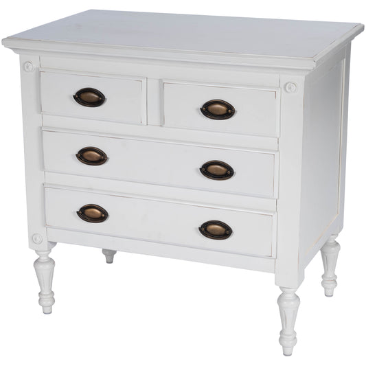 Easterbrook 4 Drawer Chest in White 9306288