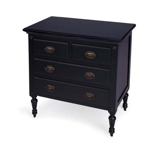 Easterbrook 4 Drawer Chest in Black 9306295