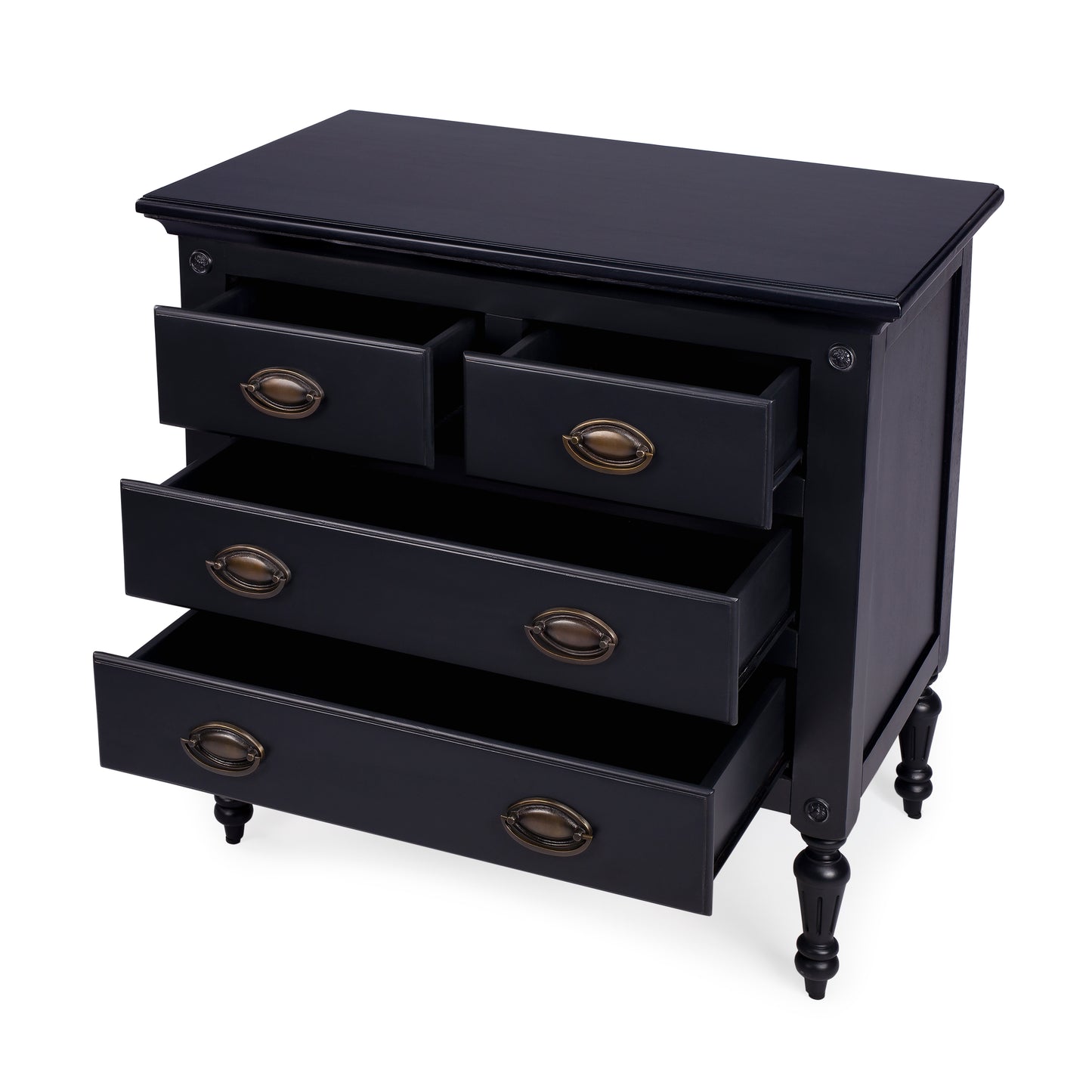 Easterbrook 4 Drawer Chest in Black 9306295