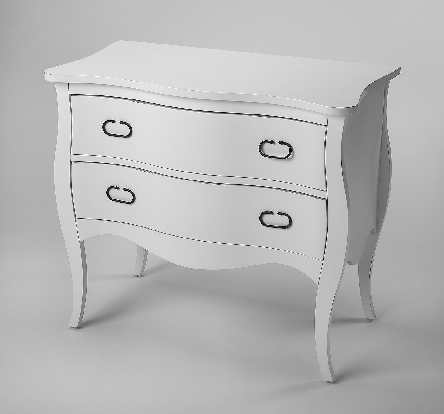 Rochelle 2 Drawer Chest in White 9307288