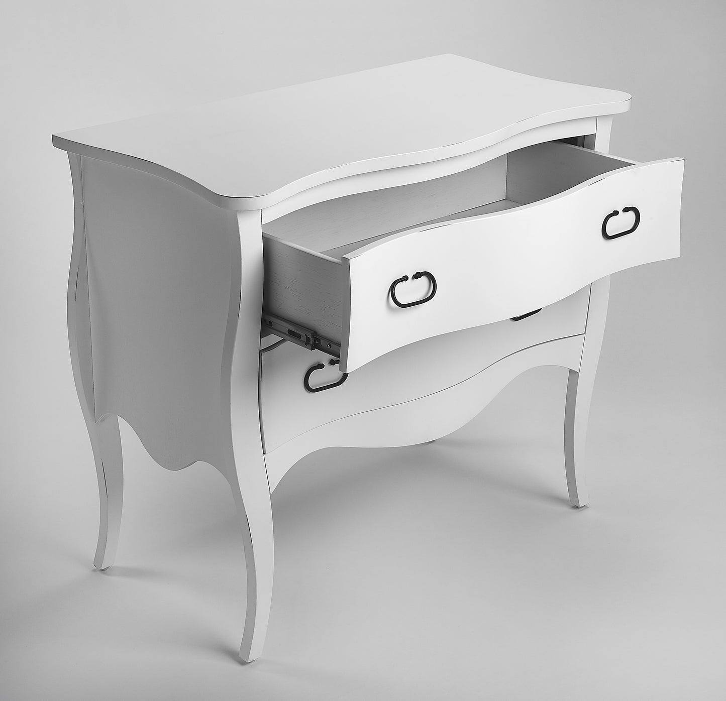 Rochelle 2 Drawer Chest in White 9307288