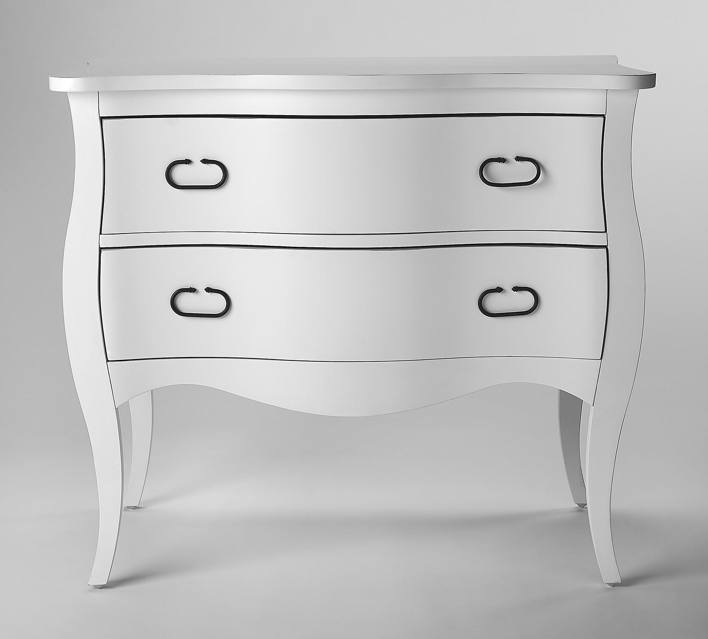 Rochelle 2 Drawer Chest in White 9307288