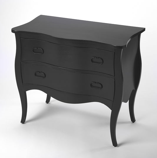 Rochelle 2 Drawer Chest in Black 9307295