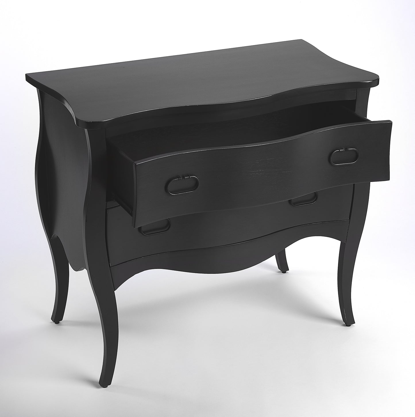 Rochelle 2 Drawer Chest in Black 9307295