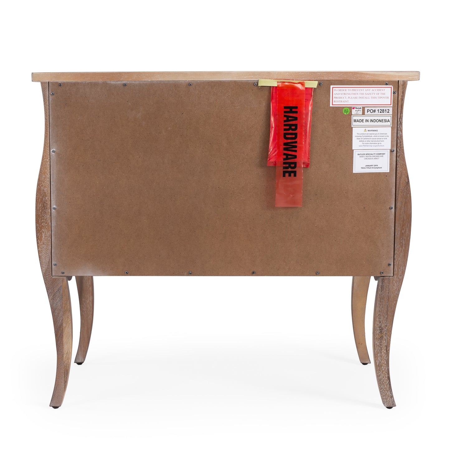 Rochelle Natural 2 Drawer Chest in Light Brown 9307312