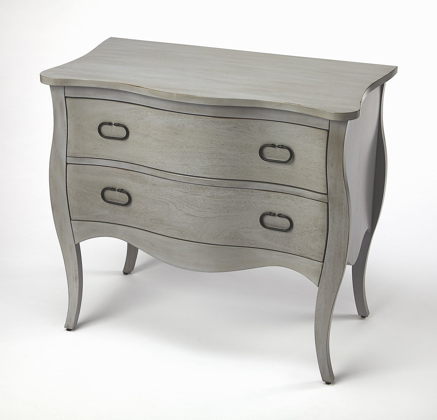 Rochelle 2 Drawer Chest in Gray 9307329