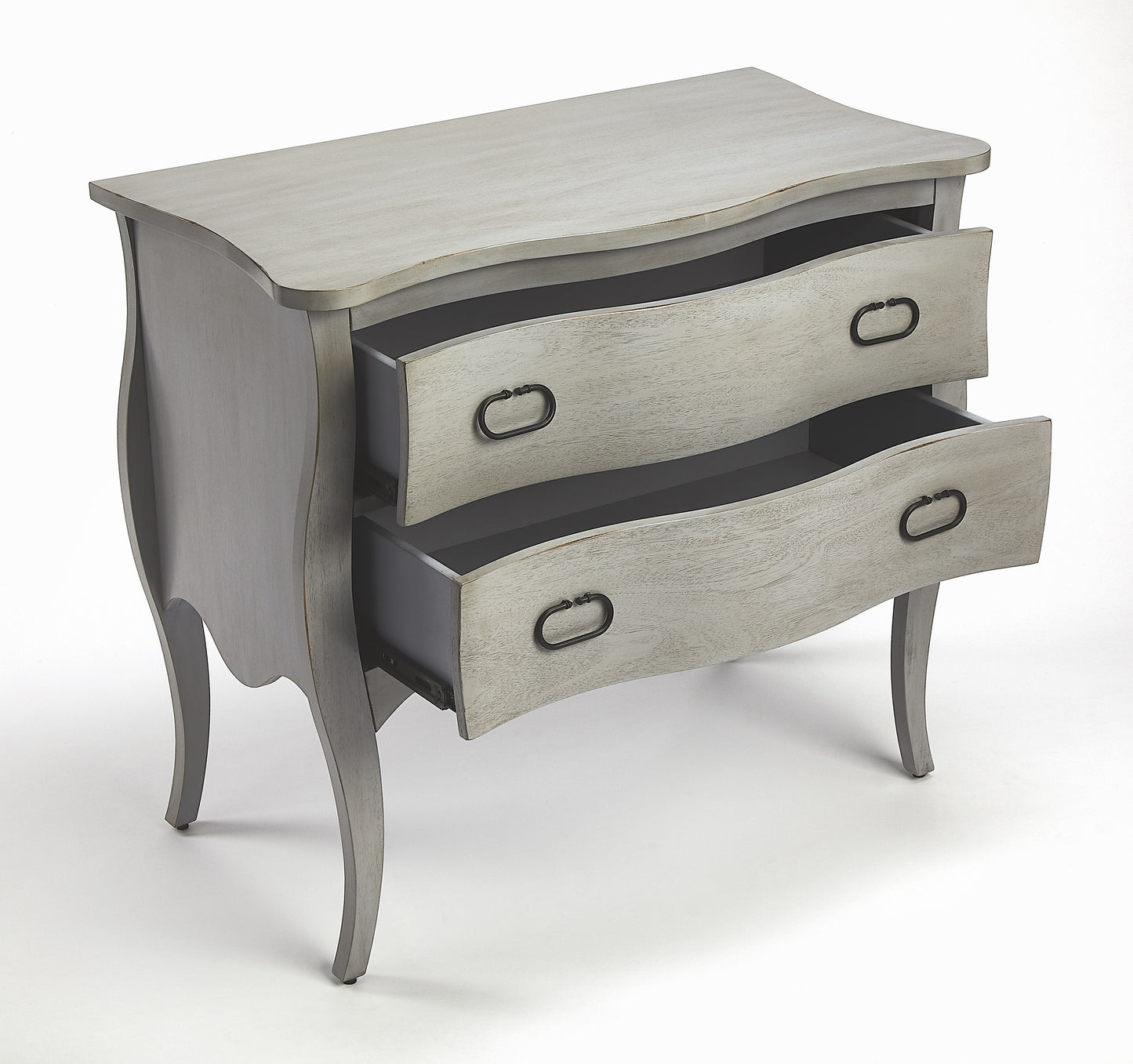 Rochelle 2 Drawer Chest in Gray 9307329