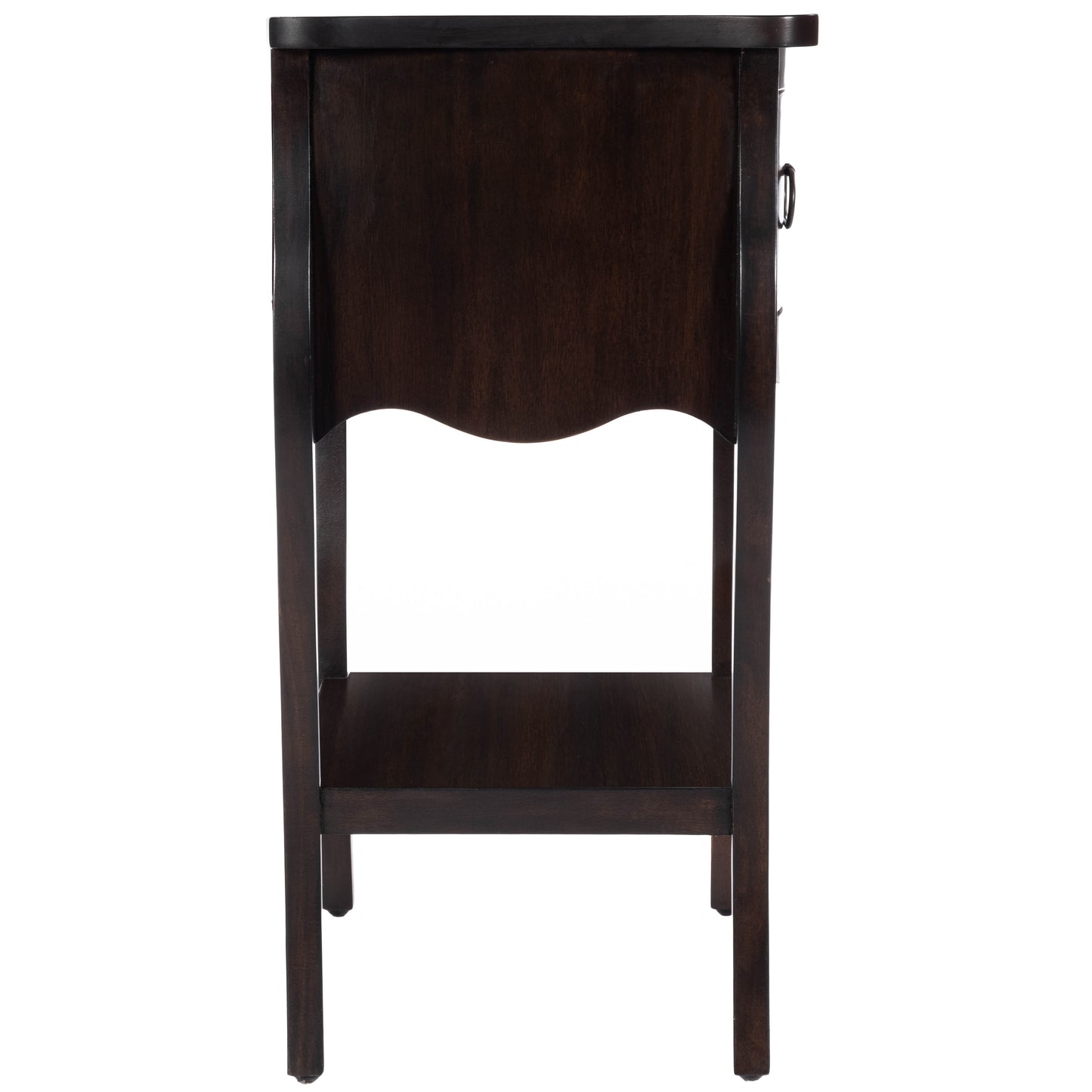 Rochelle 1 Drawer Nightstand in Dark Brown 9308117