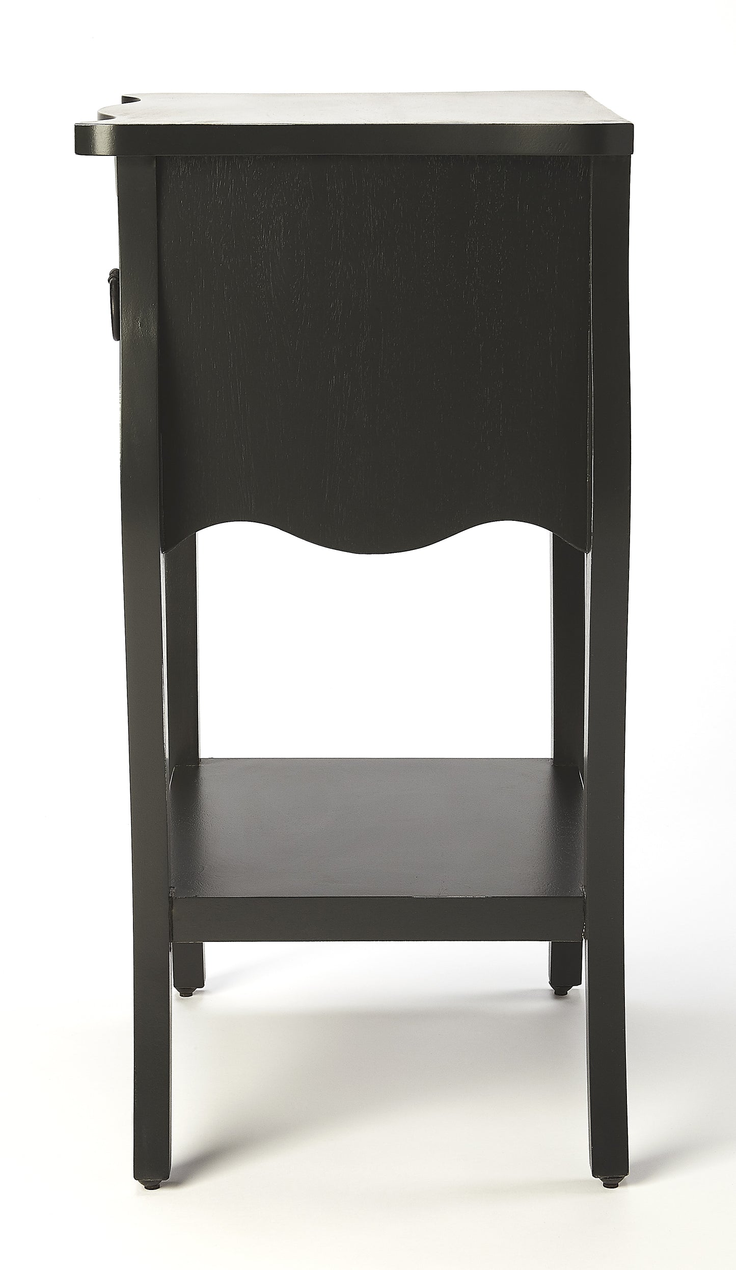 Rochelle 1 Drawer Nightstand in Black 9308295