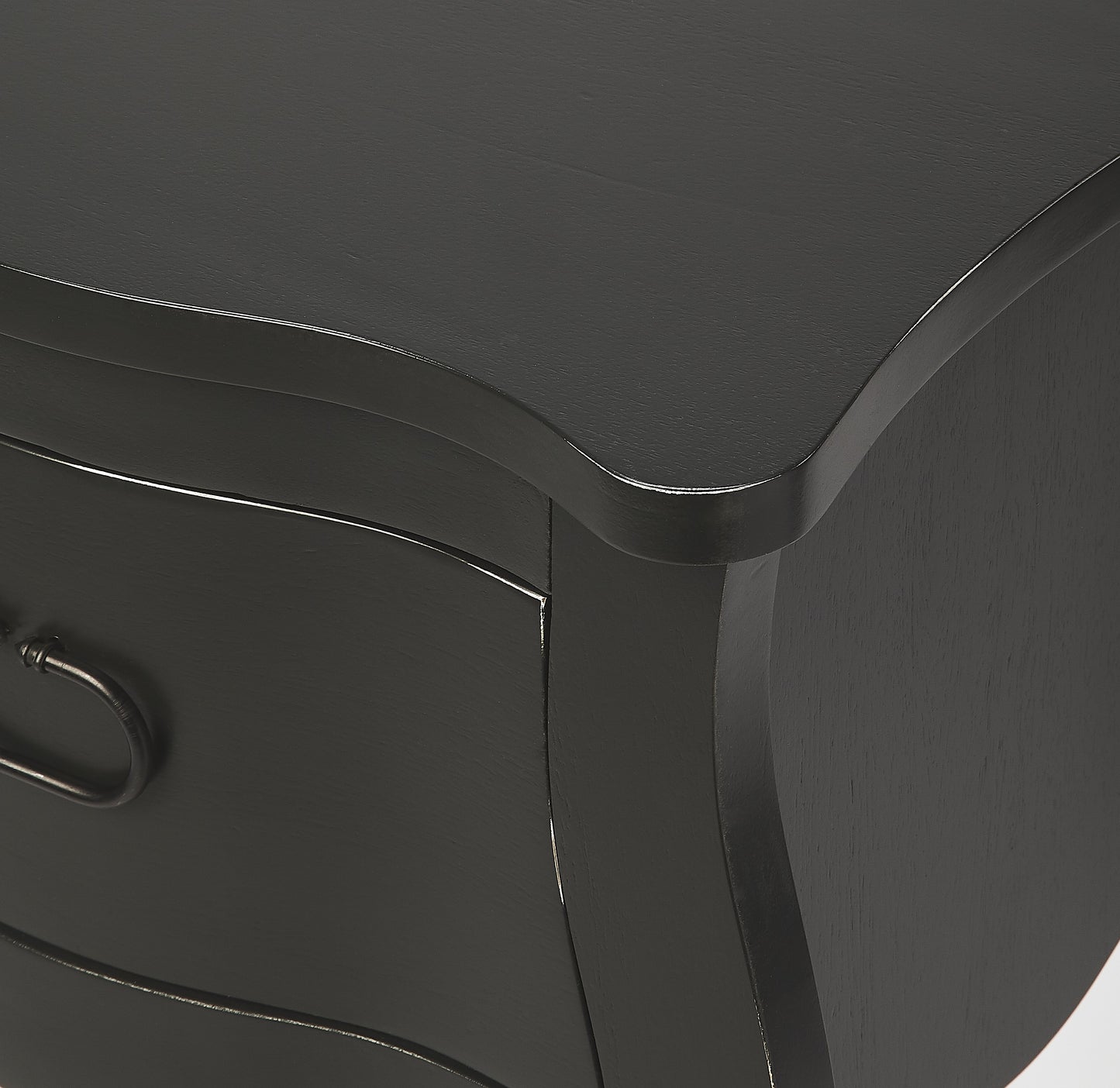 Rochelle 1 Drawer Nightstand in Black 9308295