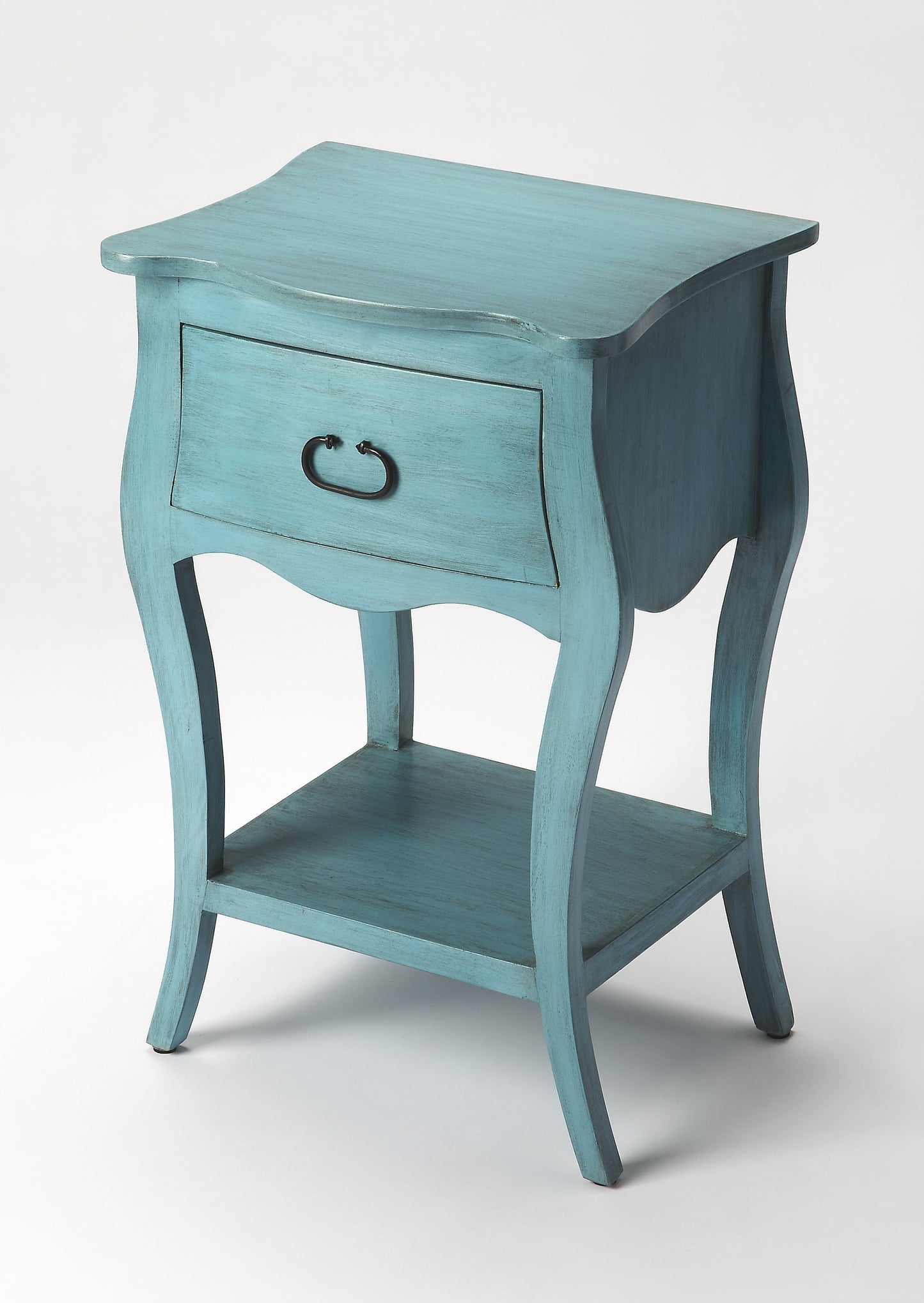 Rochelle 1 Drawer Nightstand in Blue 9308301