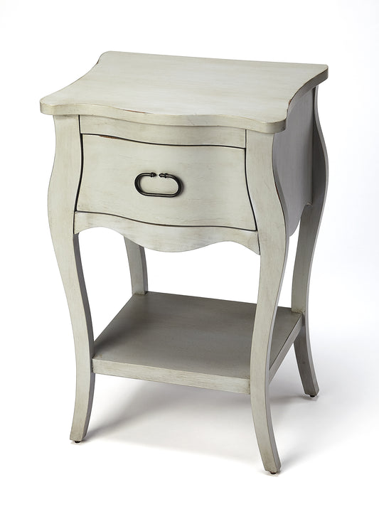 Rochelle 1 Drawer Nightstand in Gray  9308329