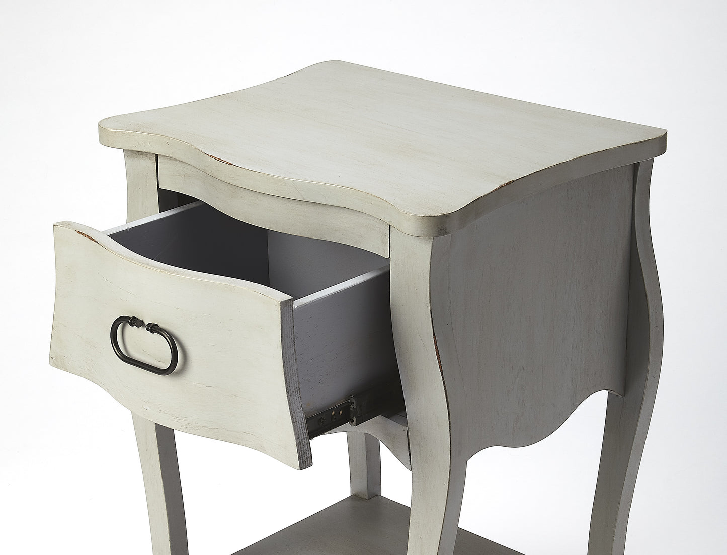 Rochelle 1 Drawer Nightstand in Gray 9308329