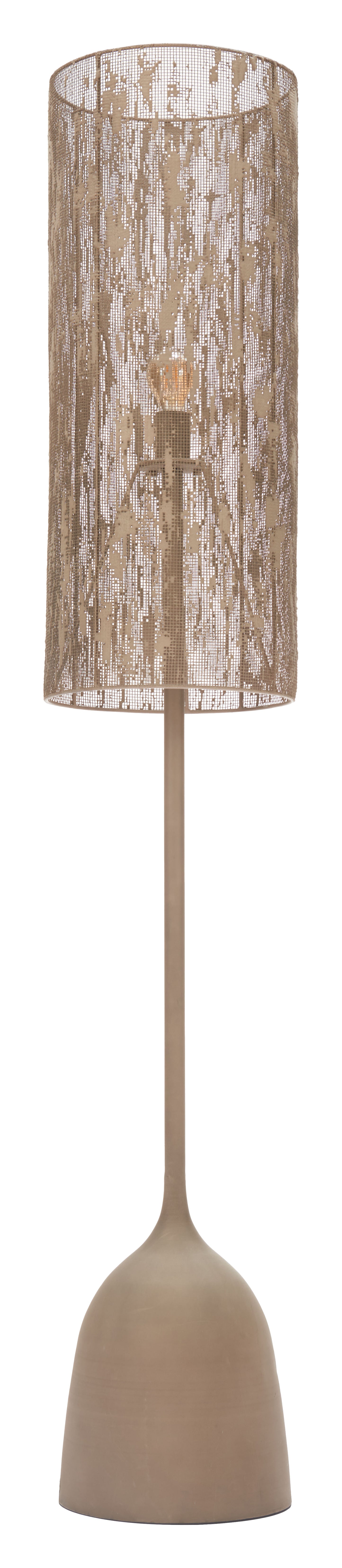 Buff Floor Lamp Taupe - 4