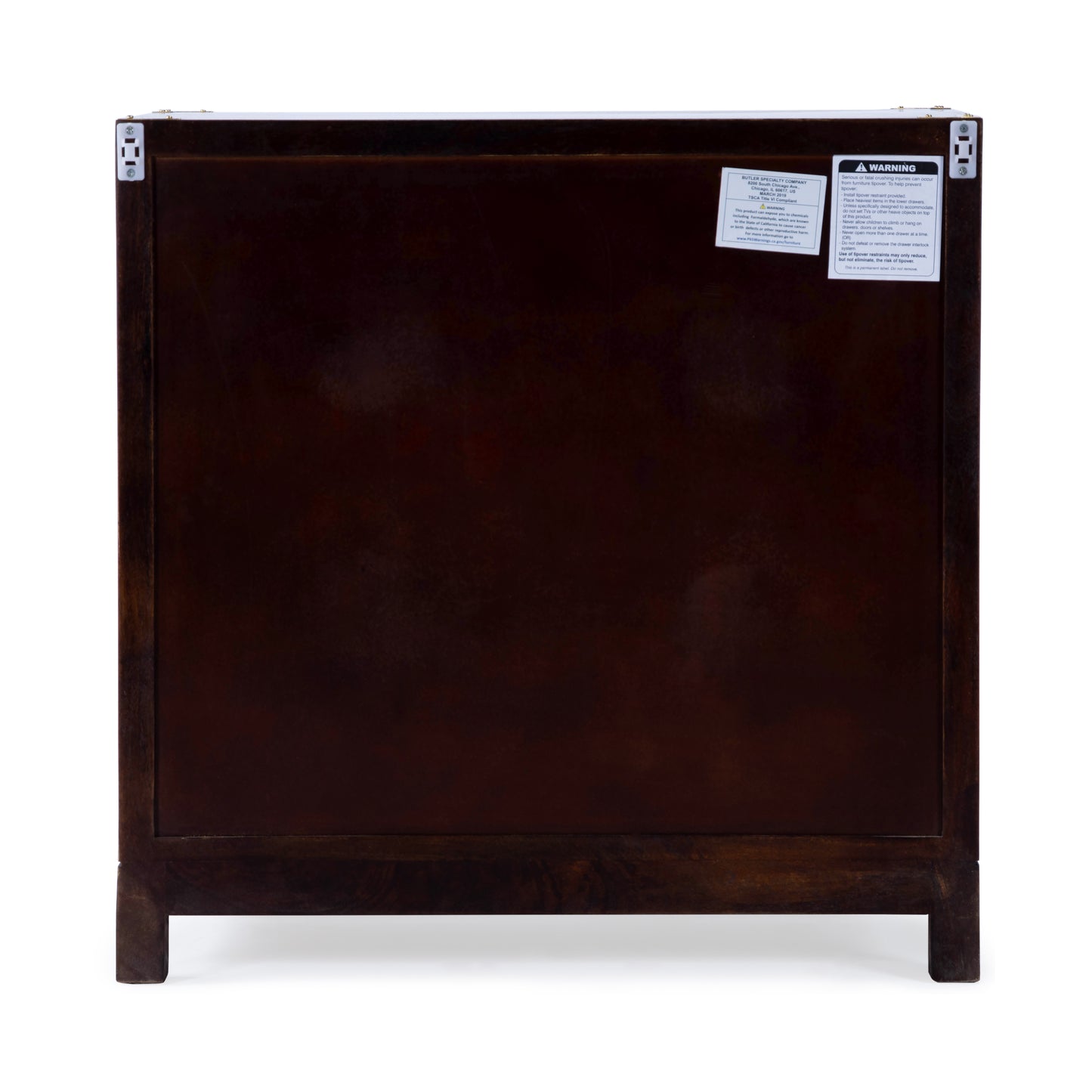Forster Campaign 3 Drawer Dresser in Dark Brown 9337354