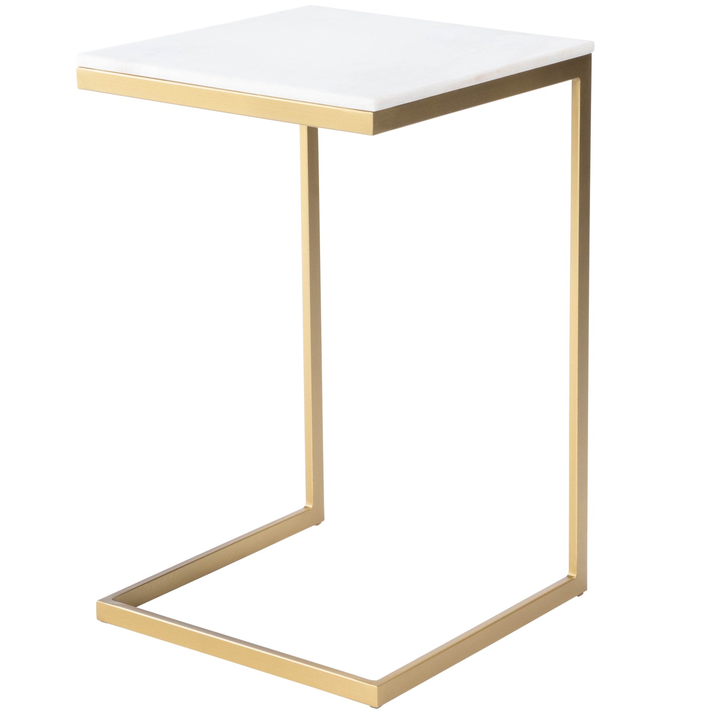 Lawler Marble C- Side Table in Gold 9349025