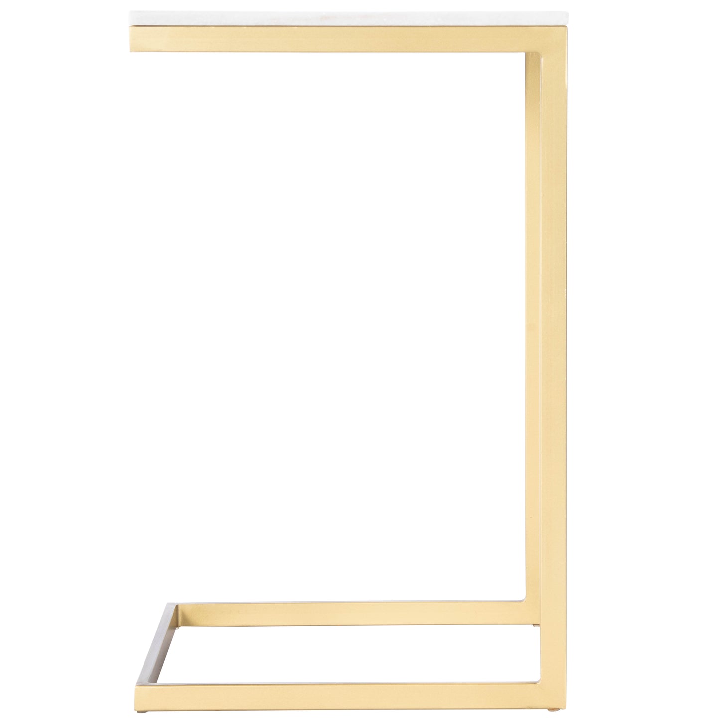 Lawler Marble C- Side Table in Gold 9349025