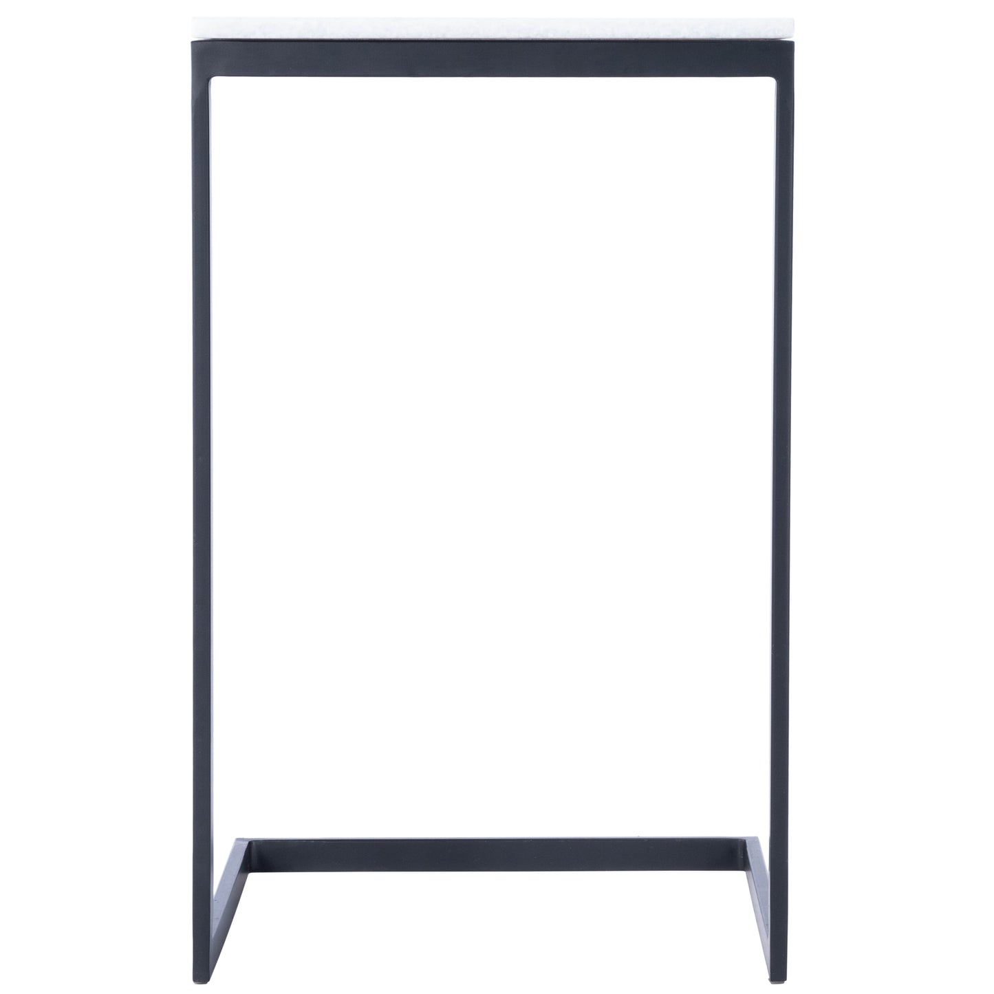 Lawler Marble C- Side Table in Black,White 9349295