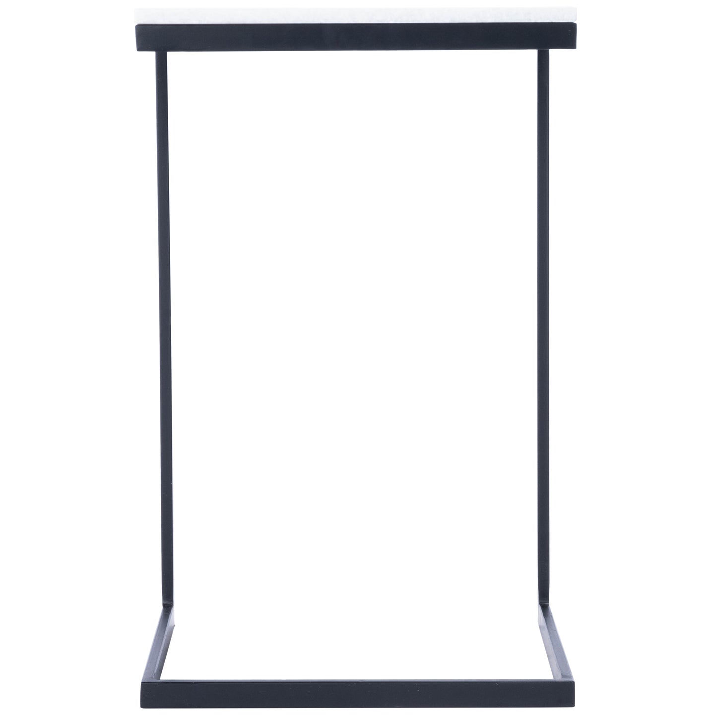 Lawler Marble C- Side Table in Black,White 9349295
