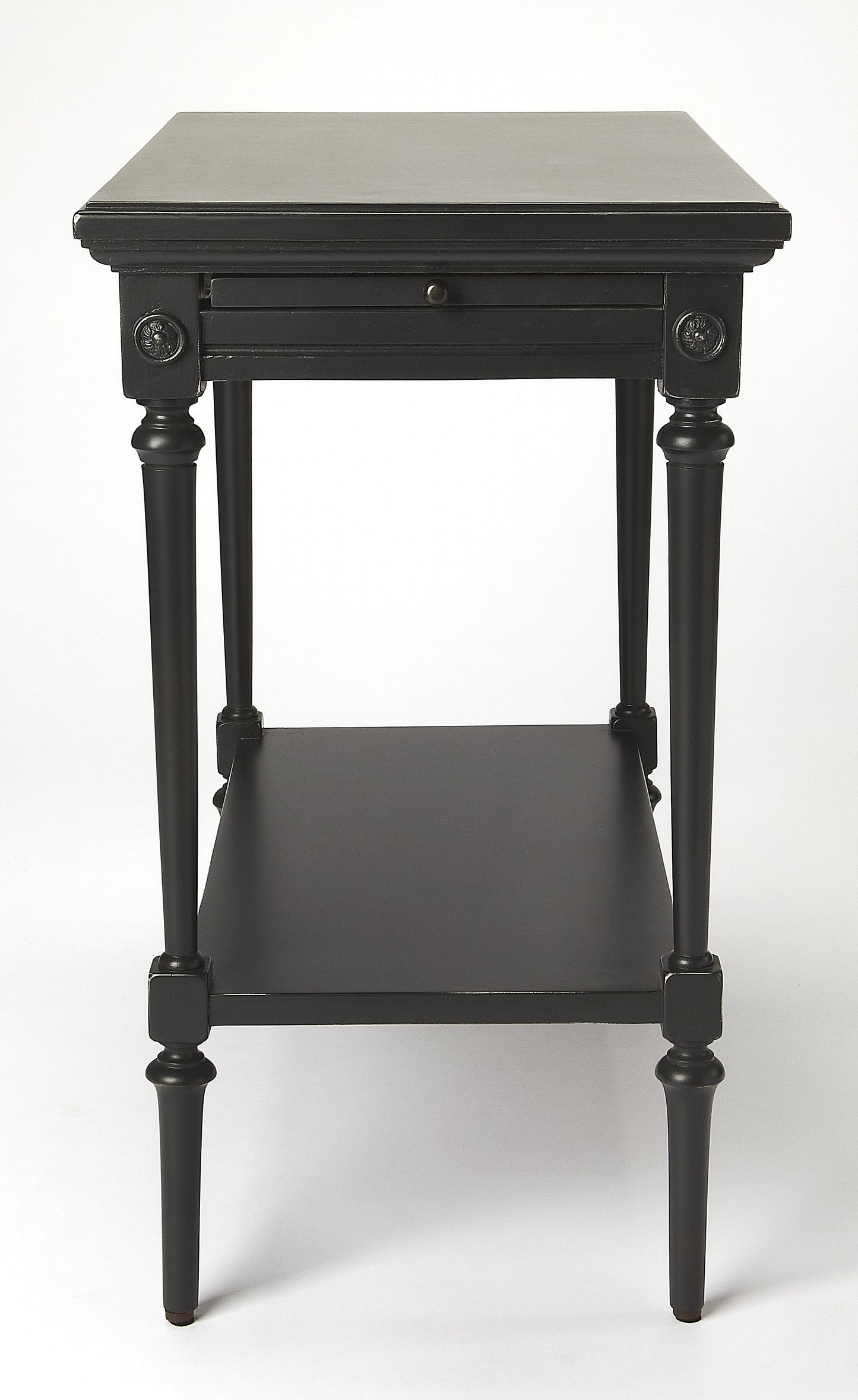 Easterbrook End Table in Black  9355295