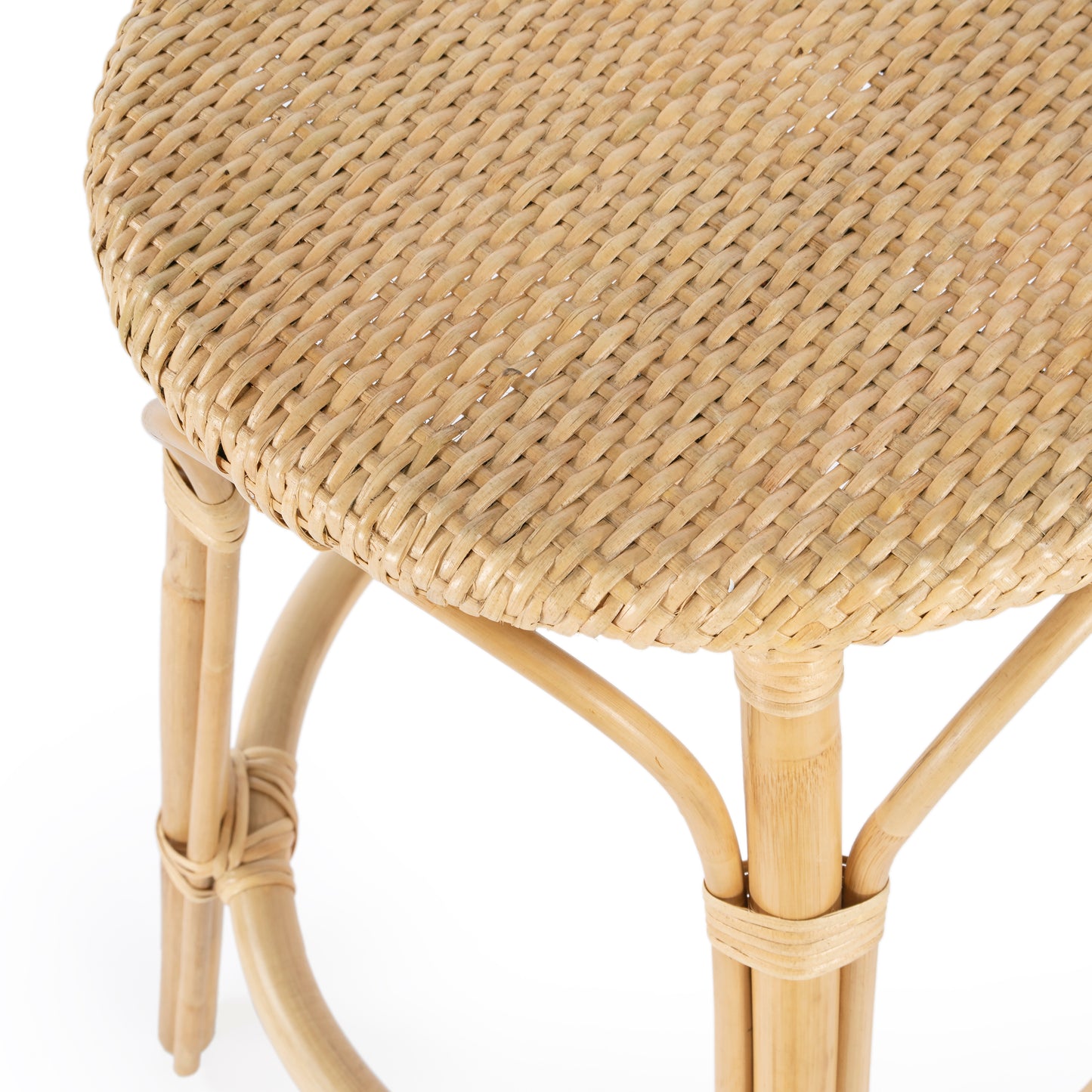 Tobias Rattan Round 24" Counter Stool in Natural 9371404
