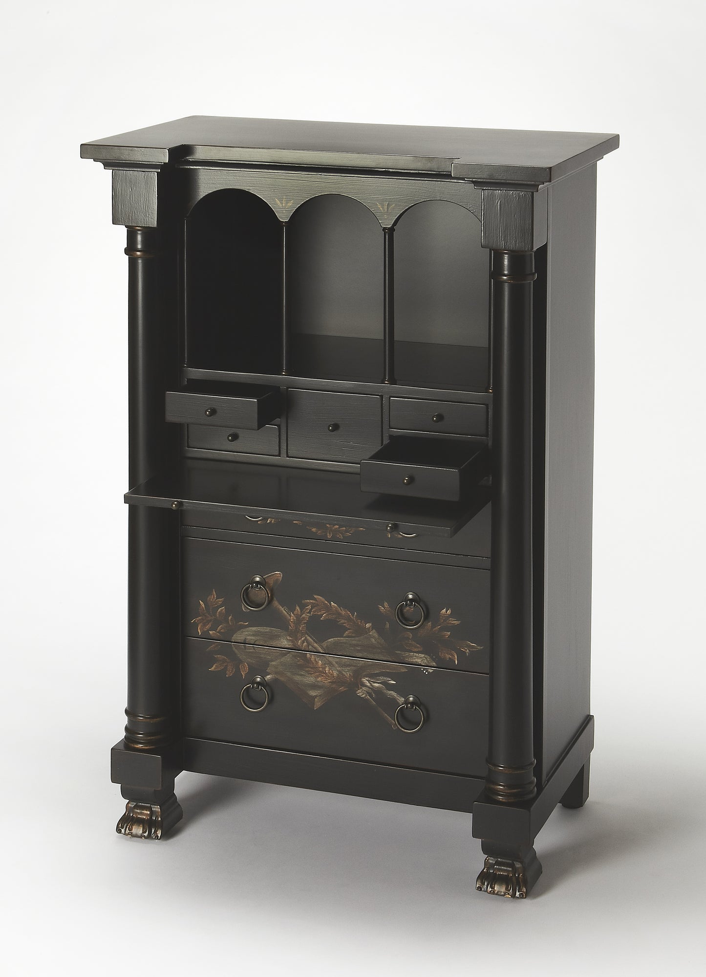 Castle Contessa Secretary in Black 9400346