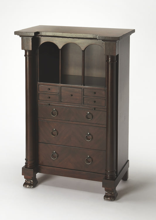 Castle Heirloom Secretary in Dark Brown 9400347