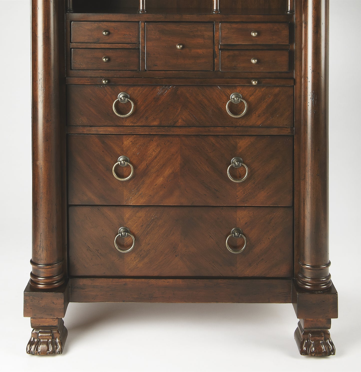 Castle Heirloom Secretary in Dark Brown 9400347