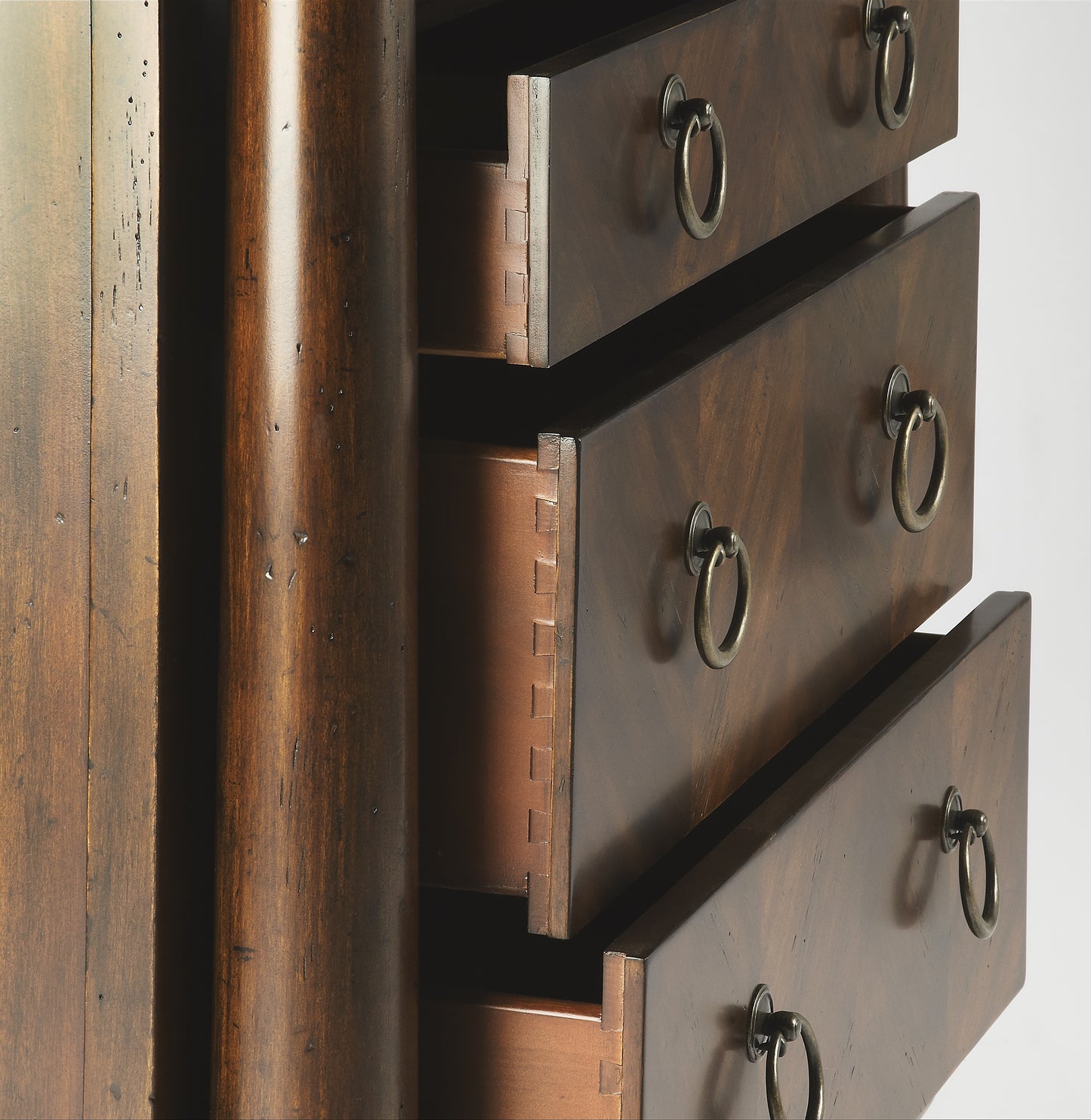 Castle Heirloom Secretary in Dark Brown 9400347