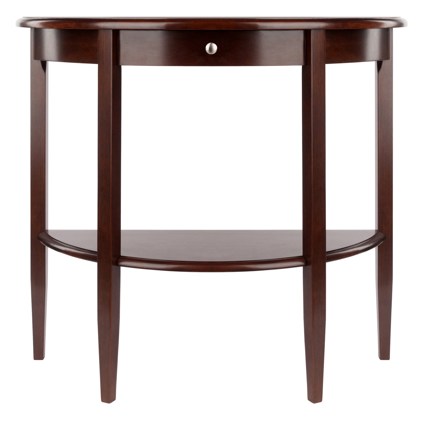 Concord Half Moon Console Table, Walnut