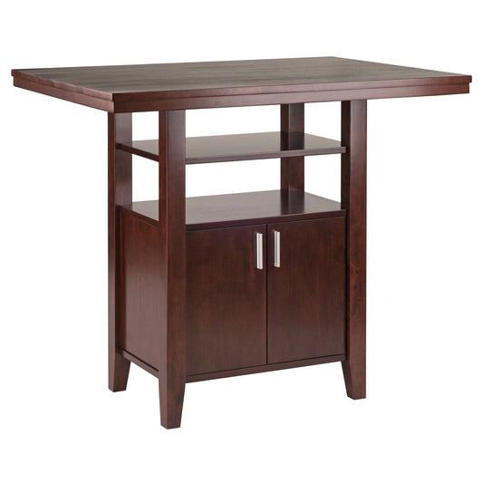 Albany High Table with Cabinet, Walnut