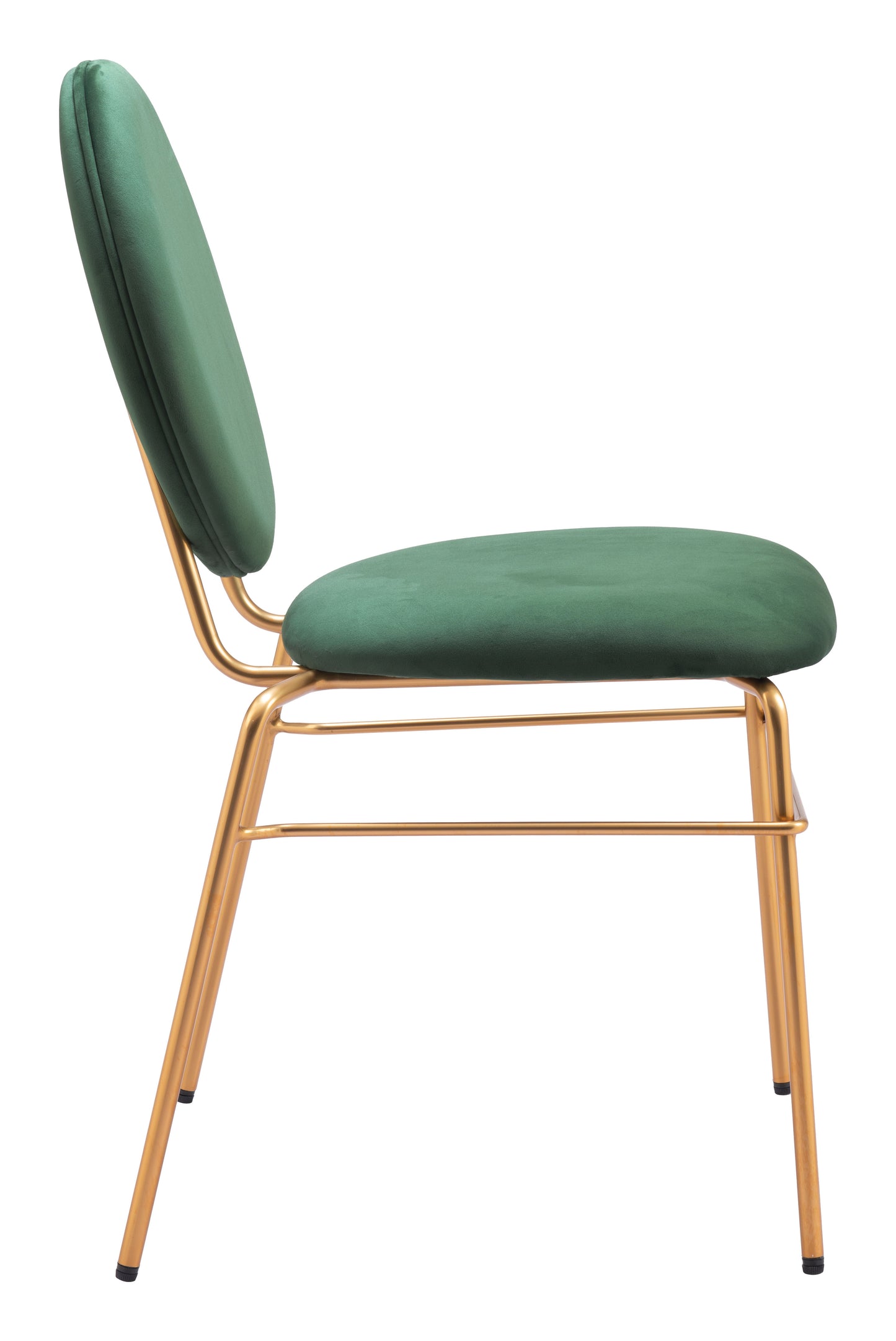 Odessa Dining Chair (Set of 2) Green & Gold - 2