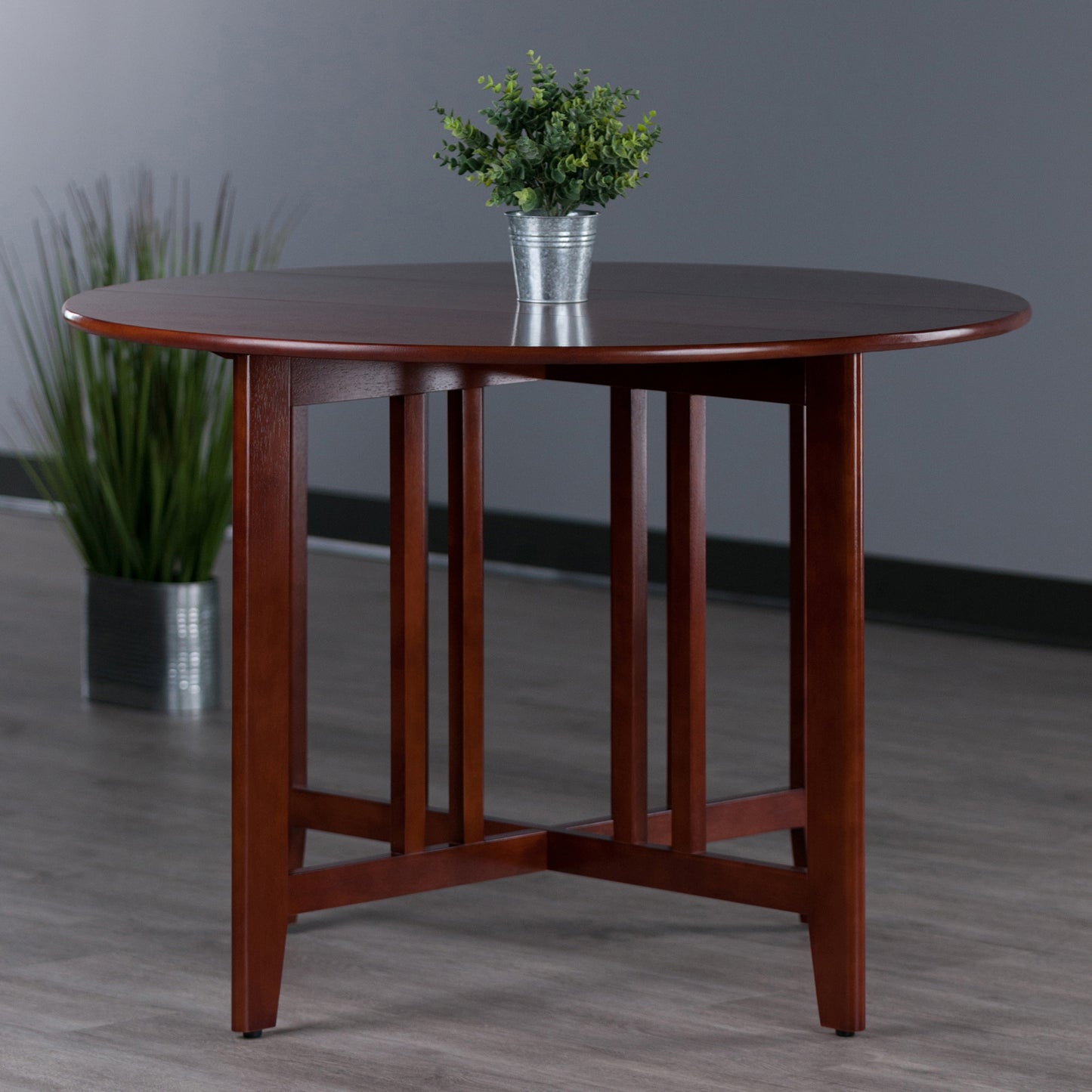 Alamo Double Drop Leaf Dining Table, Walnut
