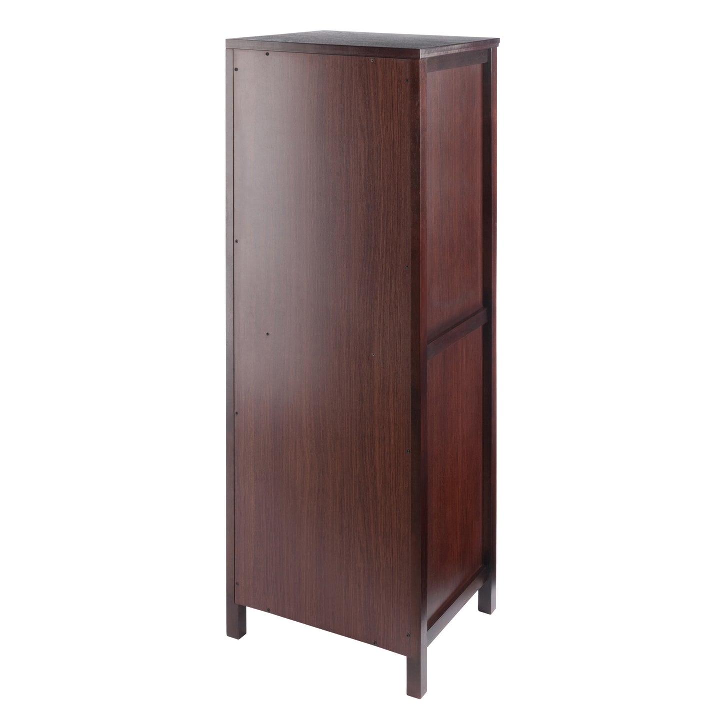 Brooke Jelly 4-Section Cupboard, Wine Storage, Walnut