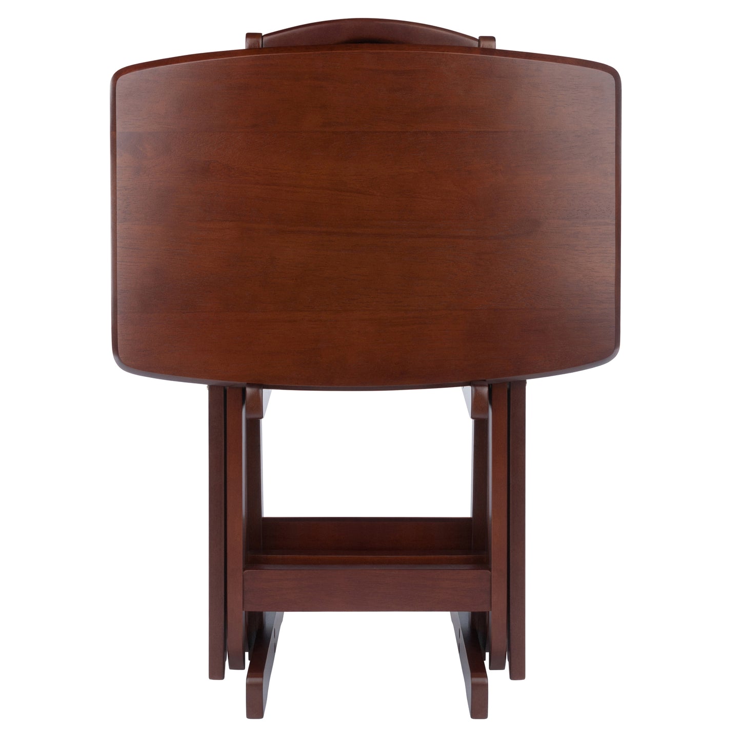 Darryl 5-Pc Snack Table Set, Oversize, Walnut