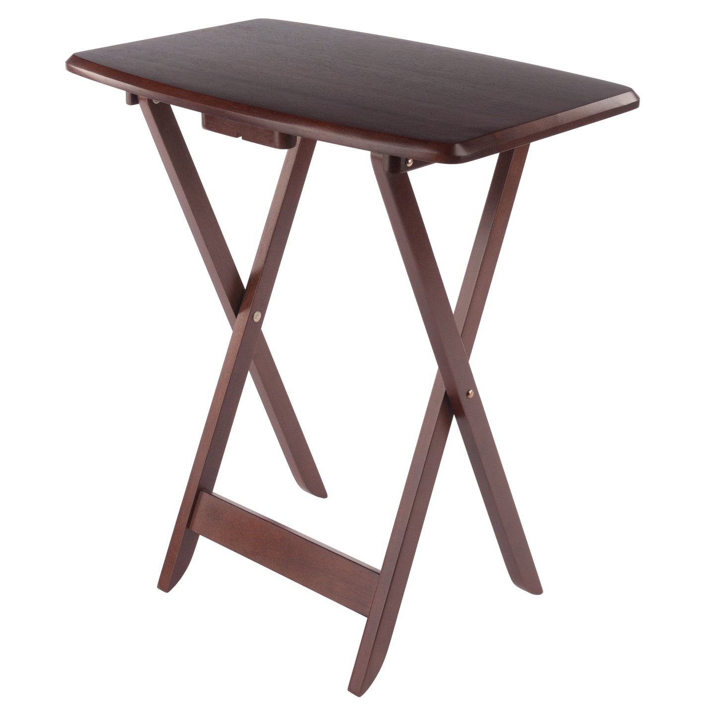 Darryl 5-Pc Snack Table Set, Oversize, Walnut