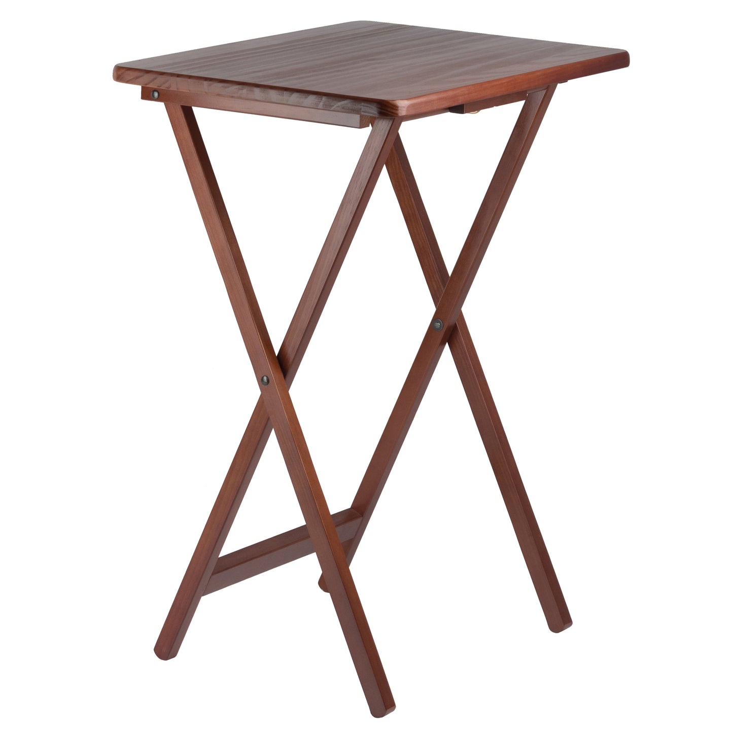 Alex 5-Pc Snack Table Set, Walnut