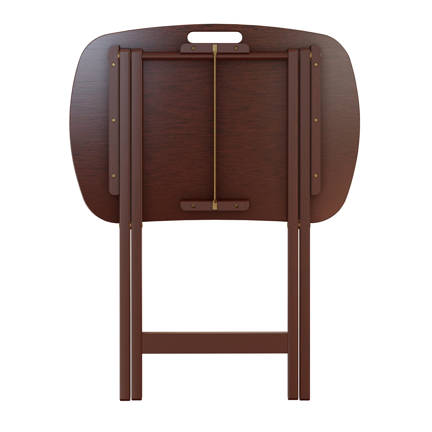 Lucca 5-Pc Snack Table Set, Walnut