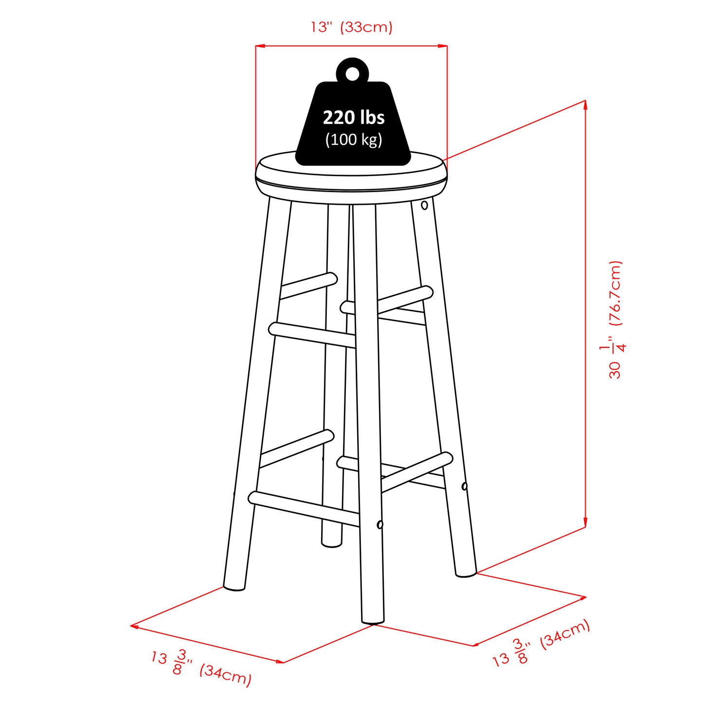 Shelby 2-Pc Swivel Seat Bar Stool Set, Walnut