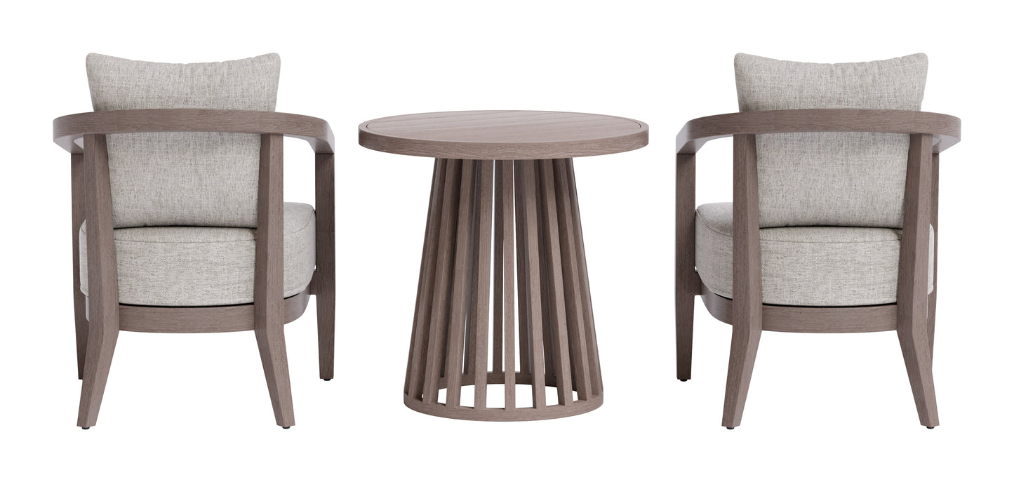 Viola Patio Seating Set Brown - 4