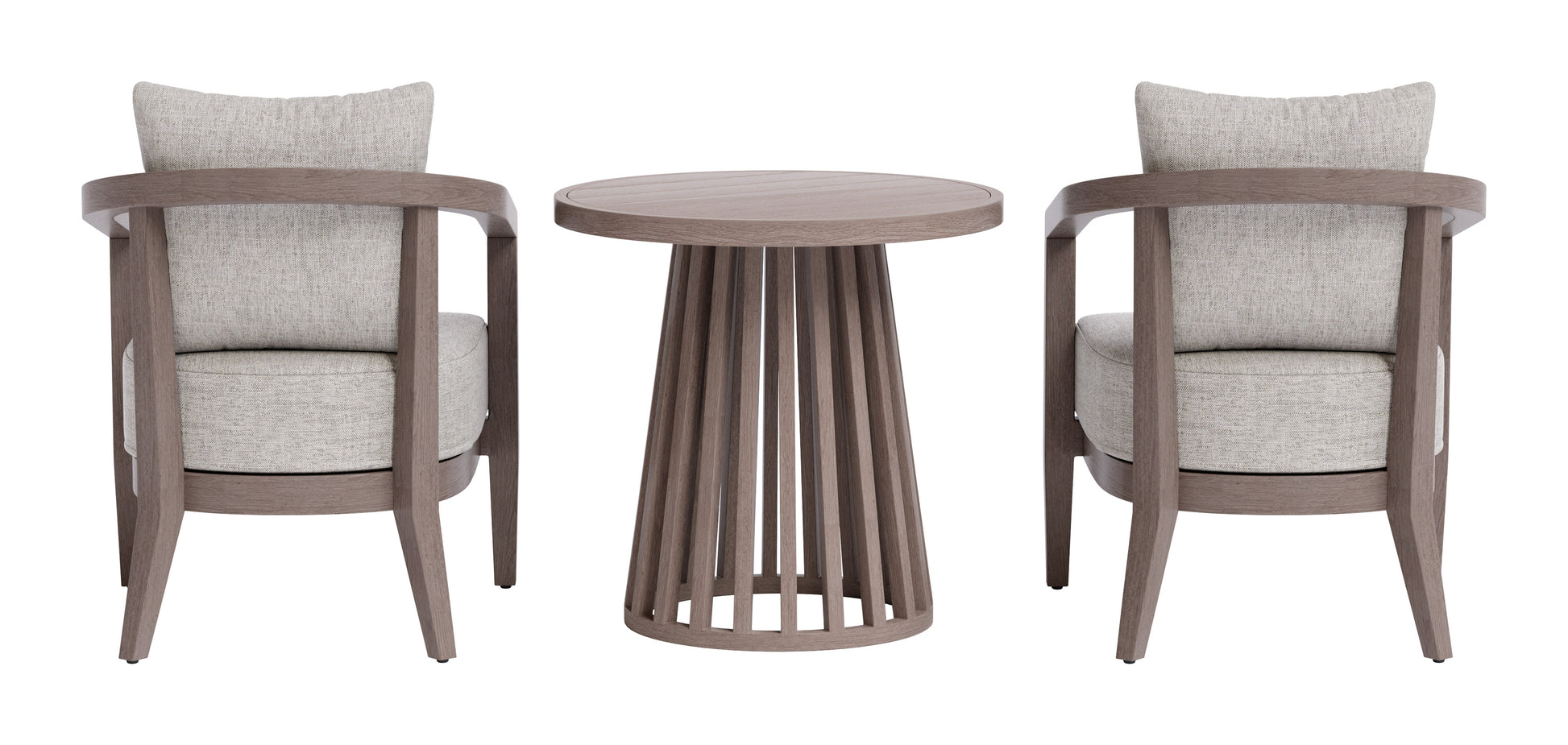 Viola Patio Seating Set Brown - 4