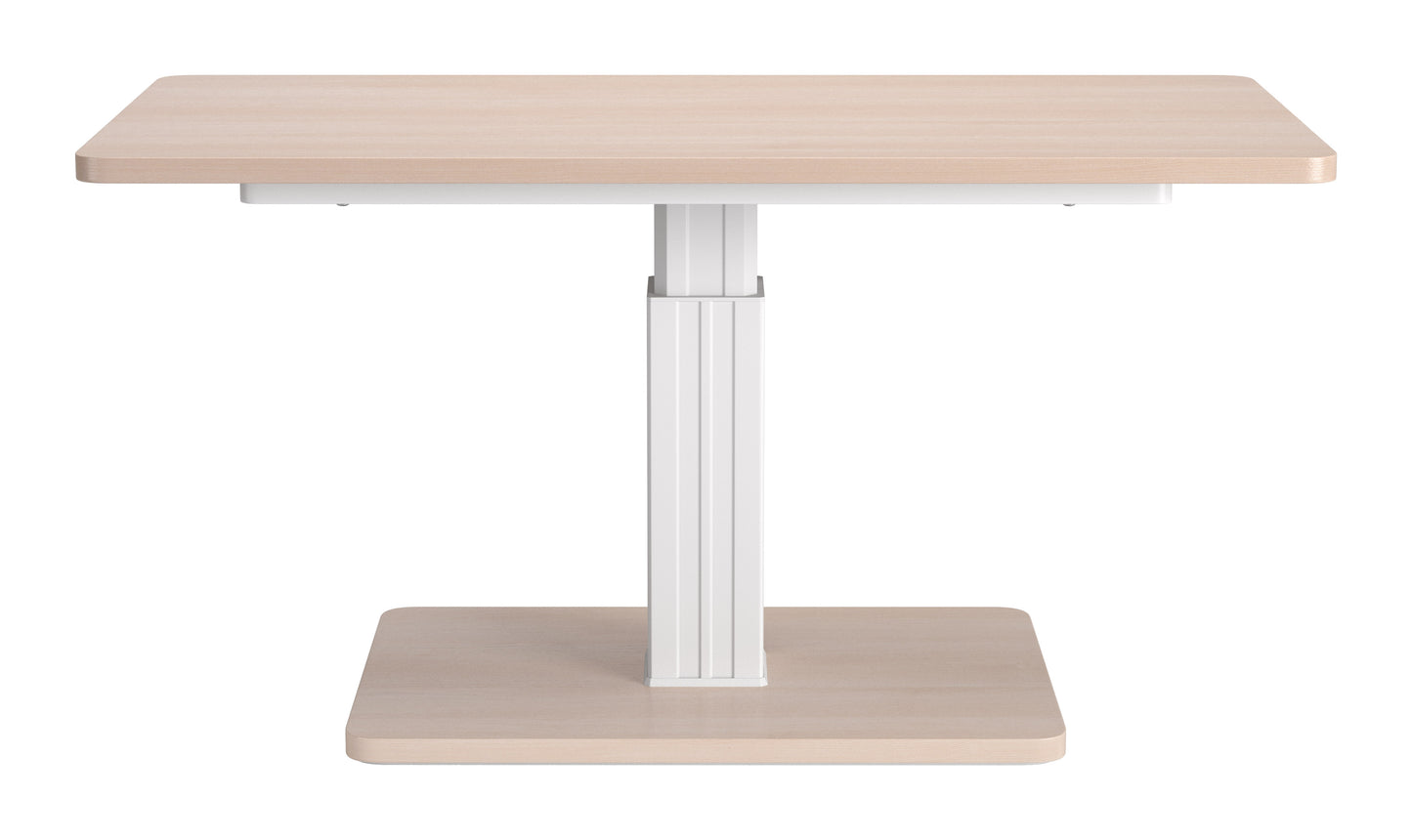 Brule Adjustable Dining Table Natural - 4