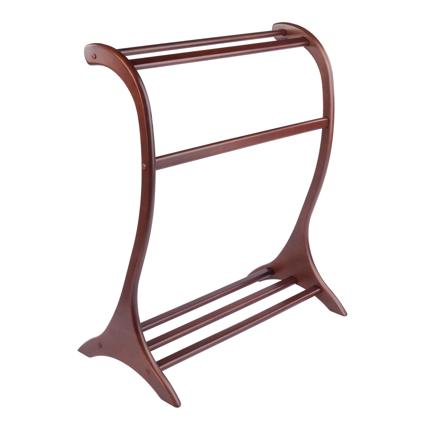Bella Blanket Rack, Walnut